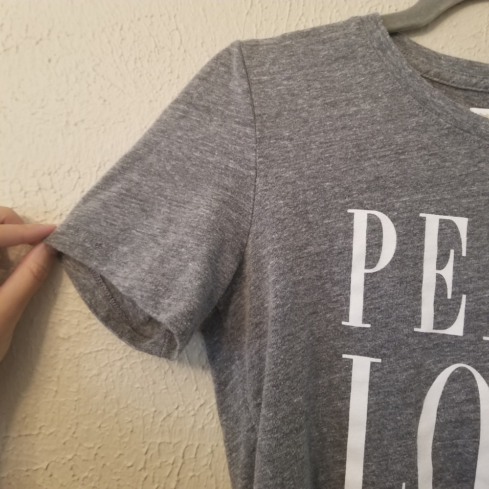 Spiritual Gangster Peace, Love & Yoga Gray Gym Tee - Picture 4 of 7